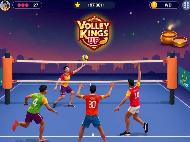 Volley Kings UP community tournament with Indian players competing
